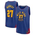 Fenge D.Nuggets #27 Jamal Murray Blue Fast Break Replica Player Jerseys - Statement Edition