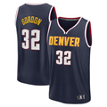 Fenge D.Nuggets #32 Aaron Gordon Navy Fast Break Replica Player Jerseys - Icon Edition