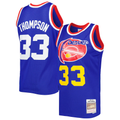 Fenge D.Nuggets #33 David Thompson Mitchell & Ness Royal Hardwood Classics 1975-76 Swingman Jersey