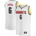 Fenge D.Nuggets #6 DeAndre Jordan White Fast Break Player Jerseys - Association Edition