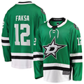 Fenge D.Stars #12 Radek Faksa Kelly Green Home Breakaway Jerseys
