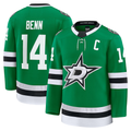 Fenge D.Stars #14 Jamie Benn Kelly Green Home Premium Jerseys