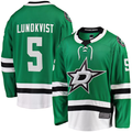 Fenge D.Stars #5 Nils Lundkvist Kelly Green Home Premier Breakaway Player Jerseys