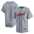 Fenge D.Tigers Gray Home Limited Blank Player Stitched Jerseys