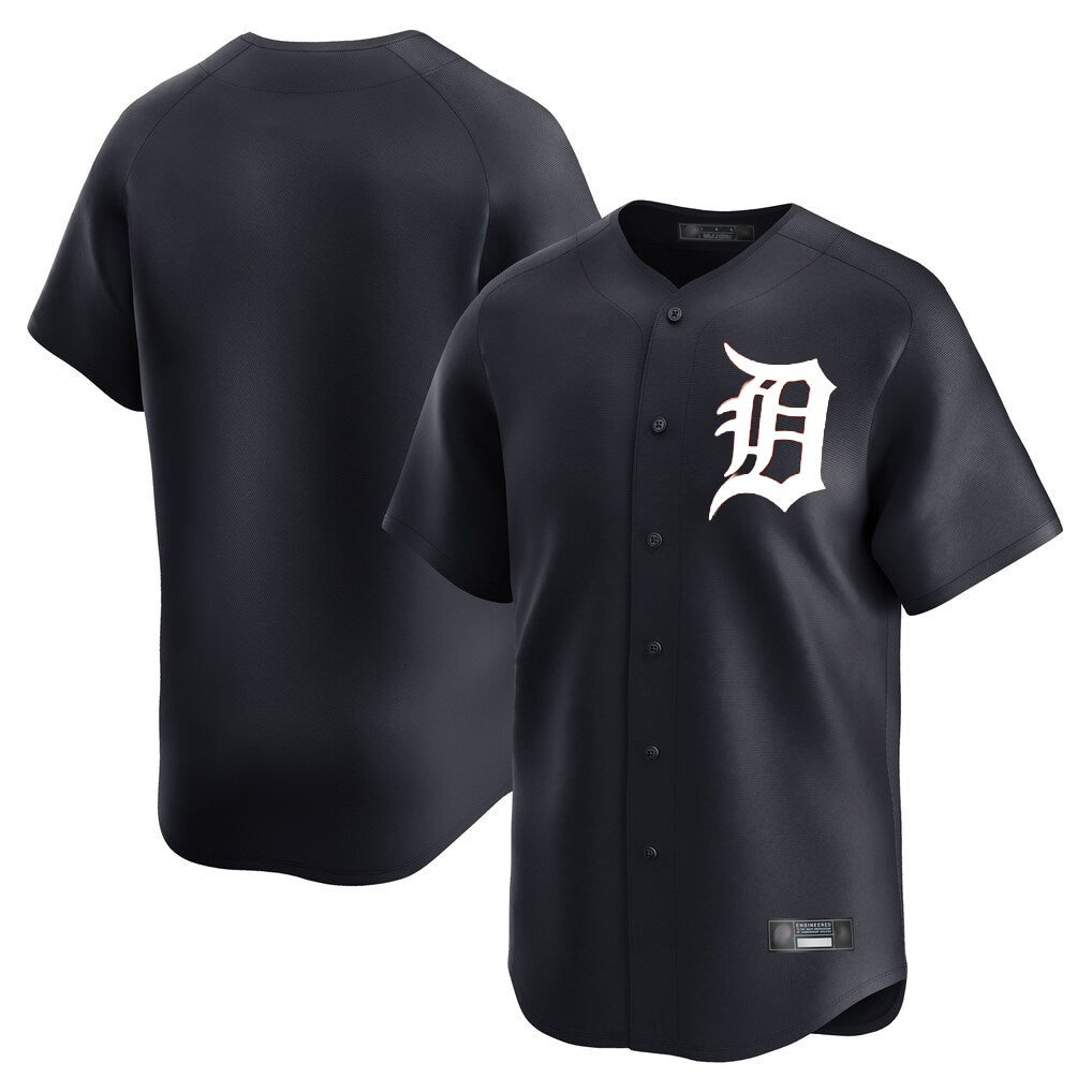 Fenge D.Tigers Navy Limited Home Game Blank Player Stitched Jerseys