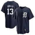 Fenge D.Tigers #13 Dillon Dingler Player Navy Game Home Stitched Jerseys