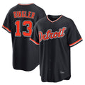 Fenge D.Tigers #13 Dillon Dingler Player Navy Home Game Stitched Jerseys