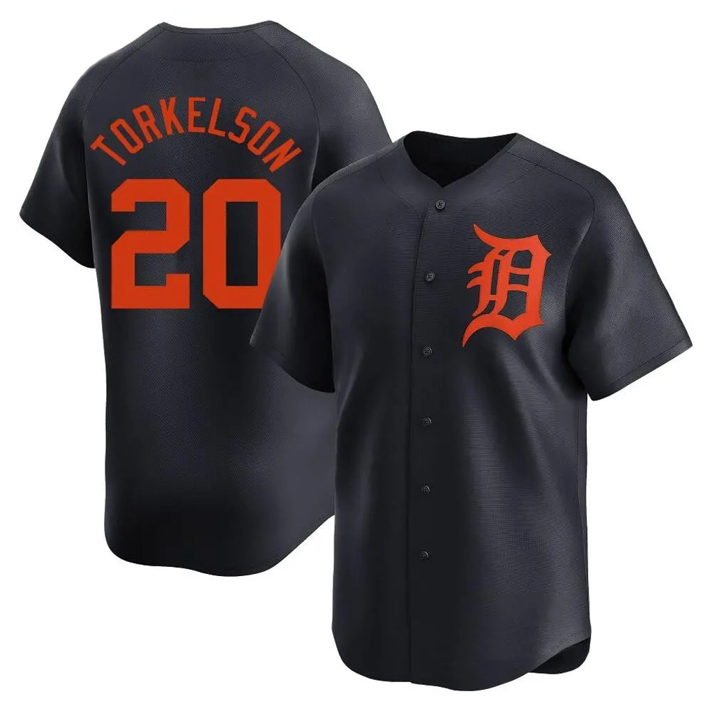 Fenge D.Tigers #20 Spencer Torkelson Player Navy Home Limited Stitched Jerseys