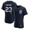 Fenge D.Tigers #23 Kirk Gibson Player Navy Limited Elite Home Stitched Jerseys