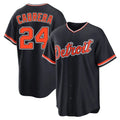 Fenge D.Tigers #24 Miguel Cabrera Player Navy Home Game Stitched Jerseys