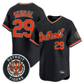 Fenge D.Tigers #29 Tarik Skubal Player Black Limited Home Stitched Jerseys
