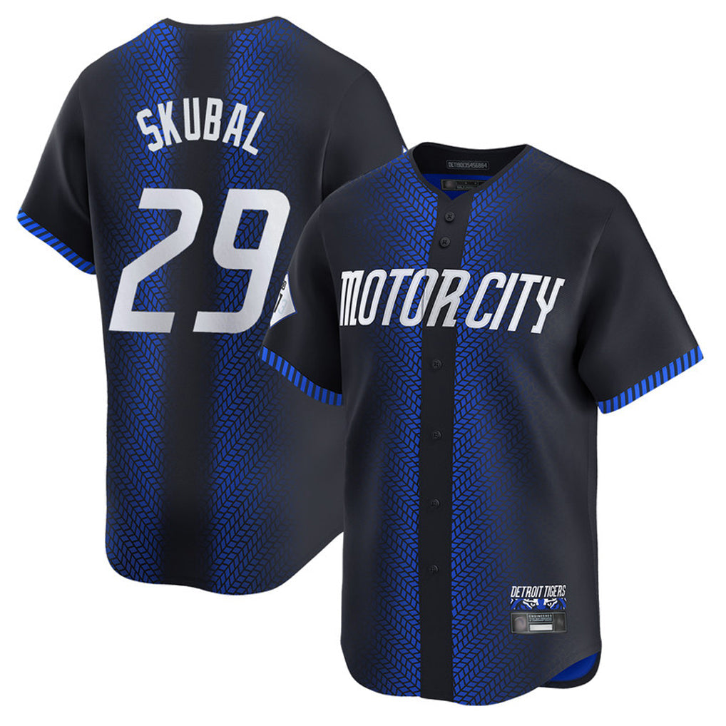 Fenge D.Tigers #29 Tarik Skubal Player Navy City Connect Home Limited Stitched Jerseys