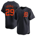 Fenge D.Tigers #29 Tarik Skubal Player Navy Home Limited Stitched Jerseys