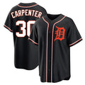 Fenge D.Tigers #30 Kerry Carpenter Player Black Fashion Out Home Game Stitched Jerseys