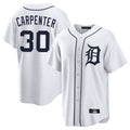 Fenge D.Tigers #30 Kerry Carpenter Player White Home Game Stitched Jerseys
