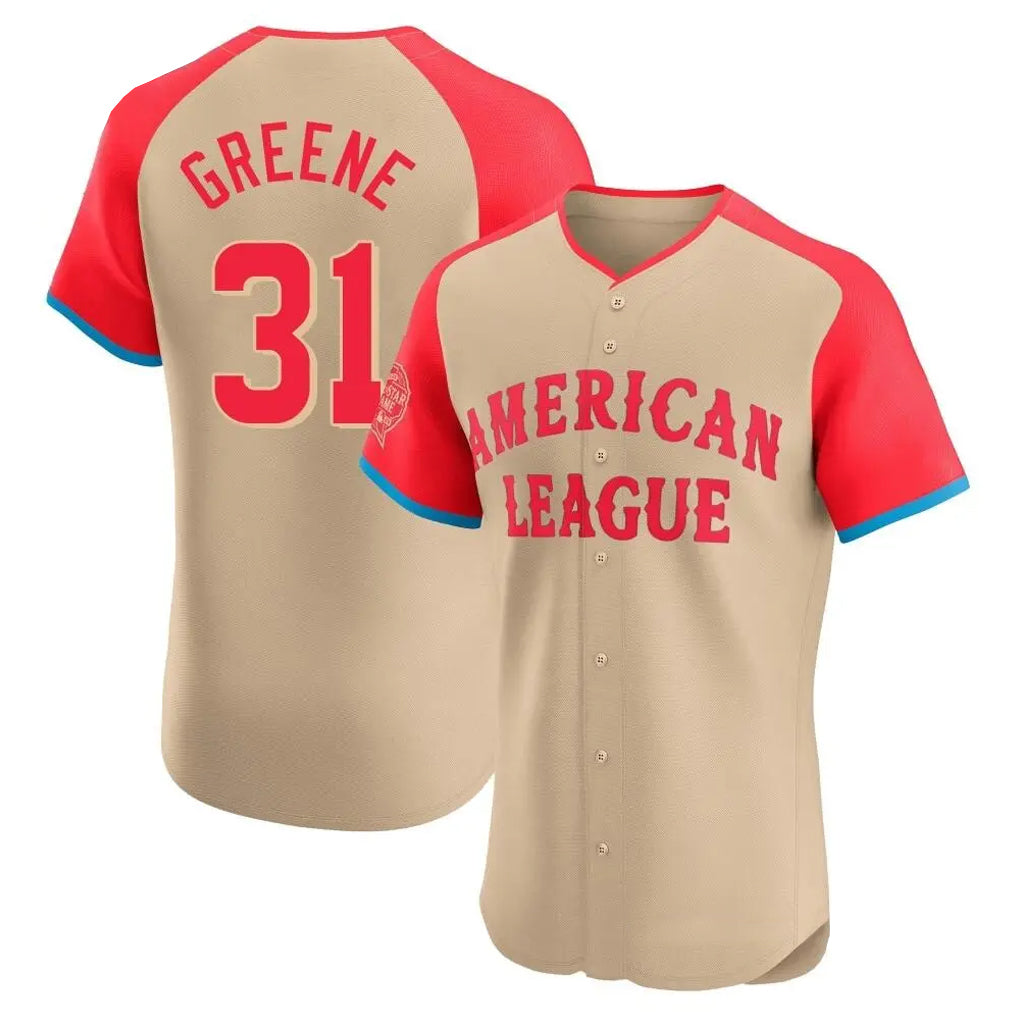 Fenge D.Tigers #31 Riley Greene Player Cream American League All-Star Limited Elite Home Stitched Jerseys