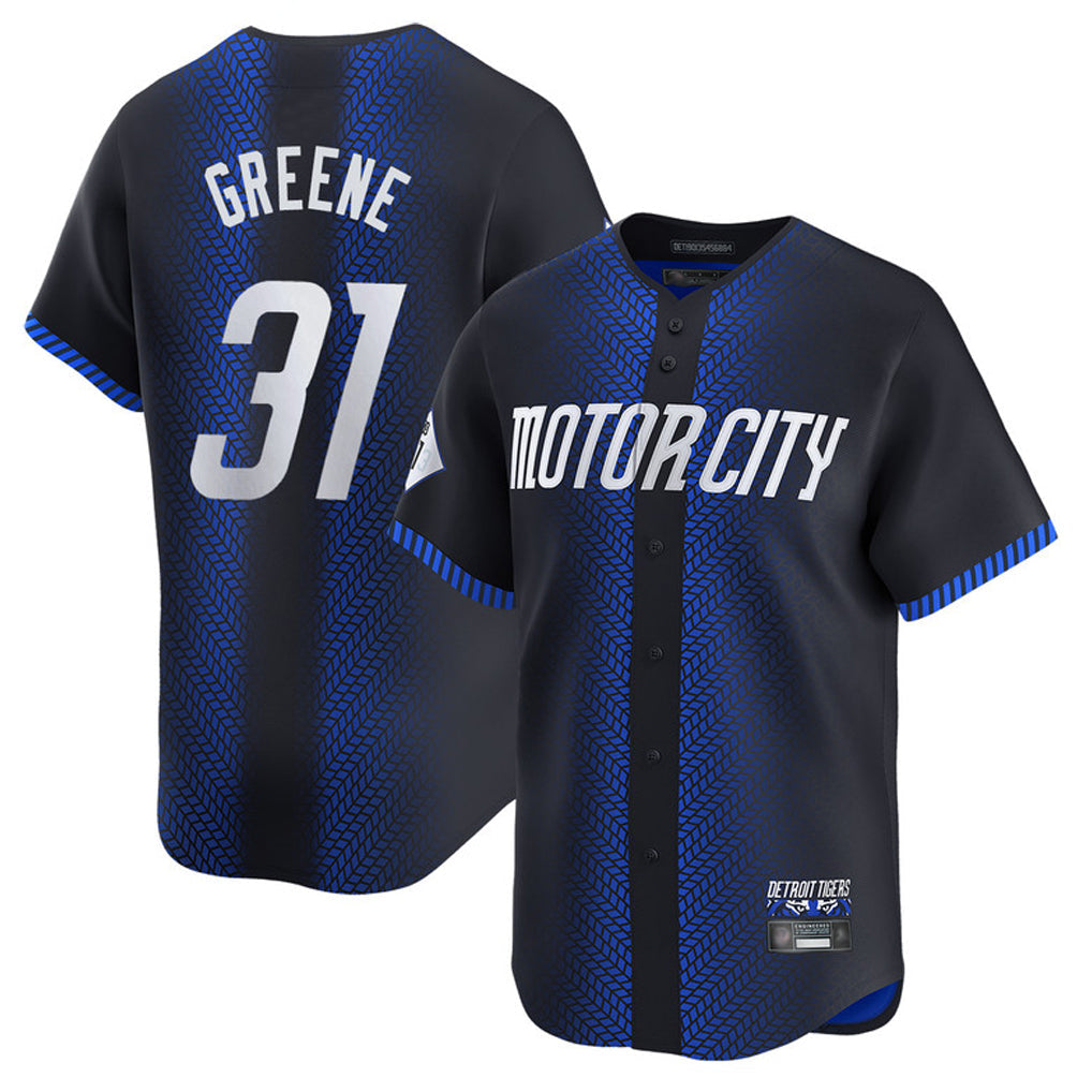 Fenge D.Tigers #31 Riley Greene Player Navy City Connect Home Limited Stitched Jerseys