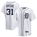 Fenge D.Tigers #31 Riley Greene Player White Home Game Stitched Jerseys