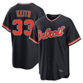 Fenge D.Tigers #33 Colt Keith Player Navy Home Game Stitched Jerseys