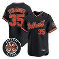 Fenge D.Tigers #35 Justin Verlander Player Black Limited Home Stitched Jerseys
