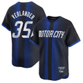 Fenge D.Tigers #35 Justin Verlander Player Navy City Connect Home Limited Stitched Jerseys