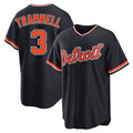 Fenge D.Tigers #3 Alan Trammell Player Navy Home Game Stitched Jerseys