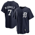 Fenge D.Tigers #7 Kevin McGonigle Player Navy Game Home Stitched Jerseys