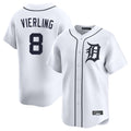 Fenge D.Tigers #8 Matt Vierling Player White Home Limited Stitched Jerseys