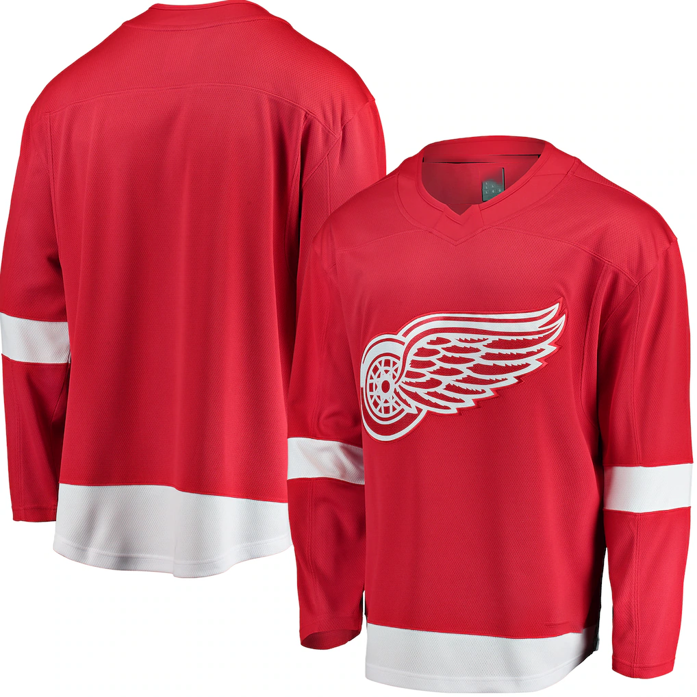 Fenge D.Red wings Red Breakaway Home Jerseys
