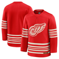 Fenge D.Red wings Red Centennial Premium Jerseys