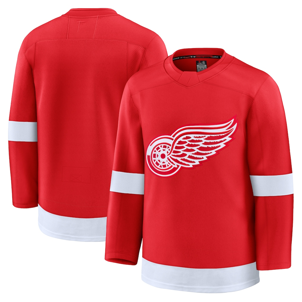 Fenge D.Red wings Red Home Premium Jerseys
