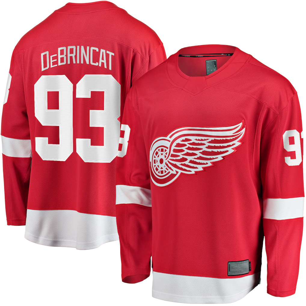 Fenge D.Red wings #93 Alex DeBrincat Red Breakaway Jerseys