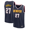 Fenge D.Nuggets #27 Jamal Murray Navy Fast Break Replica Player Jerseys - Icon Edition