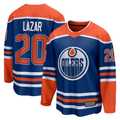 Fenge E.Oilers #20 Curtis Lazar Royal Home Breakaway Jerseys