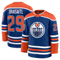 Fenge E.Oilers #29 Leon Draisaitl Royal Home Premium Jerseys