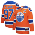 Fenge E.Oilers #97 Connor McDavid Mitchell & Ness Orange Power Play Jerseys