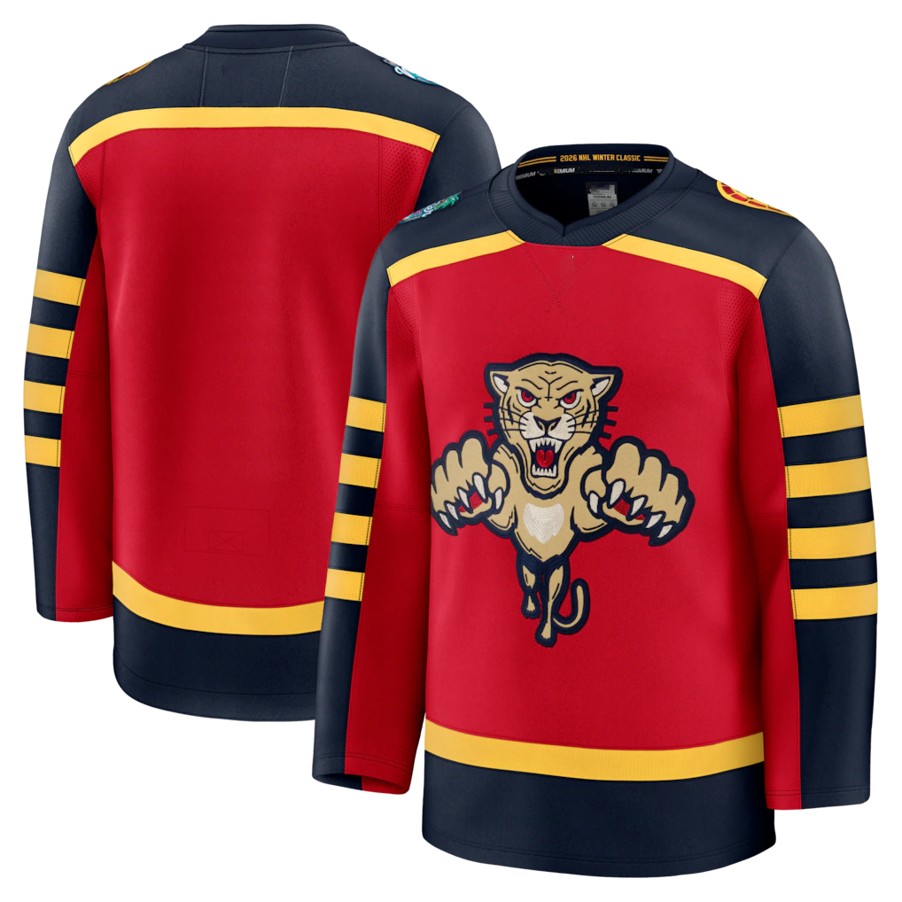 Fenge F.Panthers Red 2026 Winter Classic Premium Jerseys