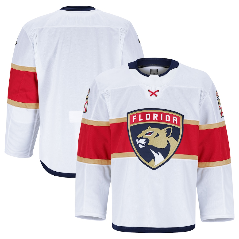 Fenge F.Panthers White Away Authentic Pro Jerseys