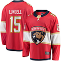 Fenge F.Panthers F.Panthers #15 Anton Lundell Red Home Breakaway Player Jerseys
