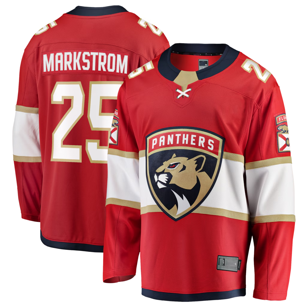 Fenge F.Panthers #29 Jacob Markstrom Red Home Breakaway Jerseys