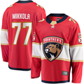 Fenge F.Panthers #77 Niko Mikkola Red Premier Breakaway Player Jerseys