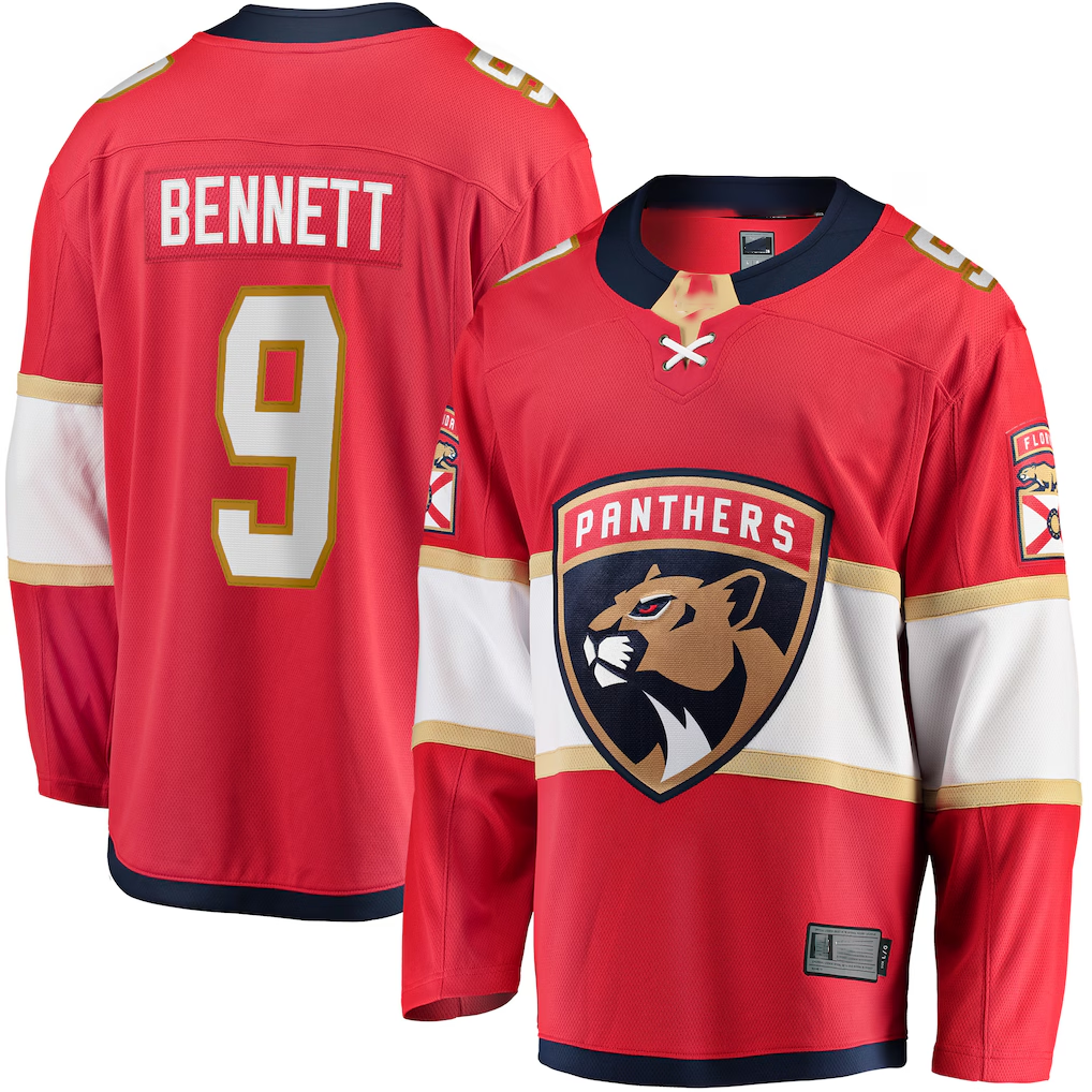 Fenge F.Panthers #9 Sam Bennett Red Home Breakaway Replica Jerseys