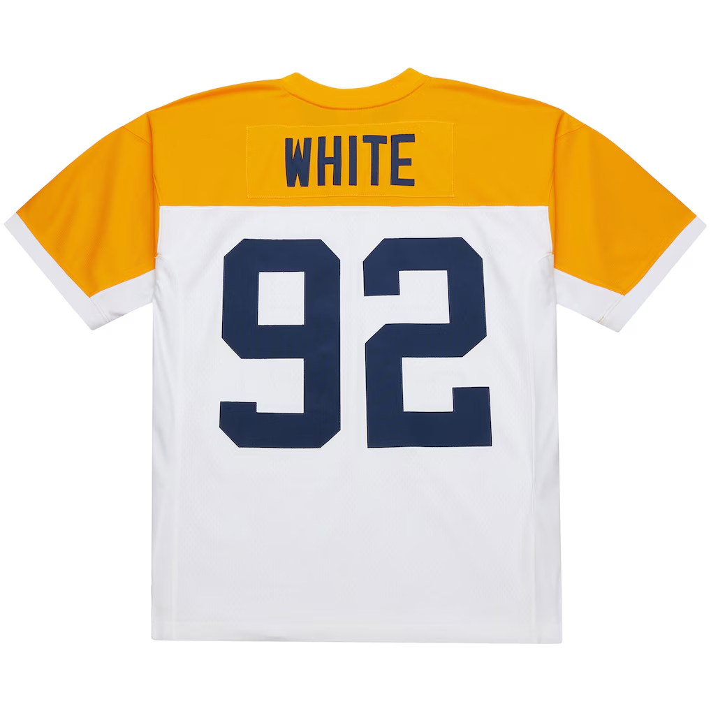 Fenge GB.Packers 2010 #92 Reggie White Mitchell & Ness White 1994 Legacy Replica Stitched Puhic Jersey