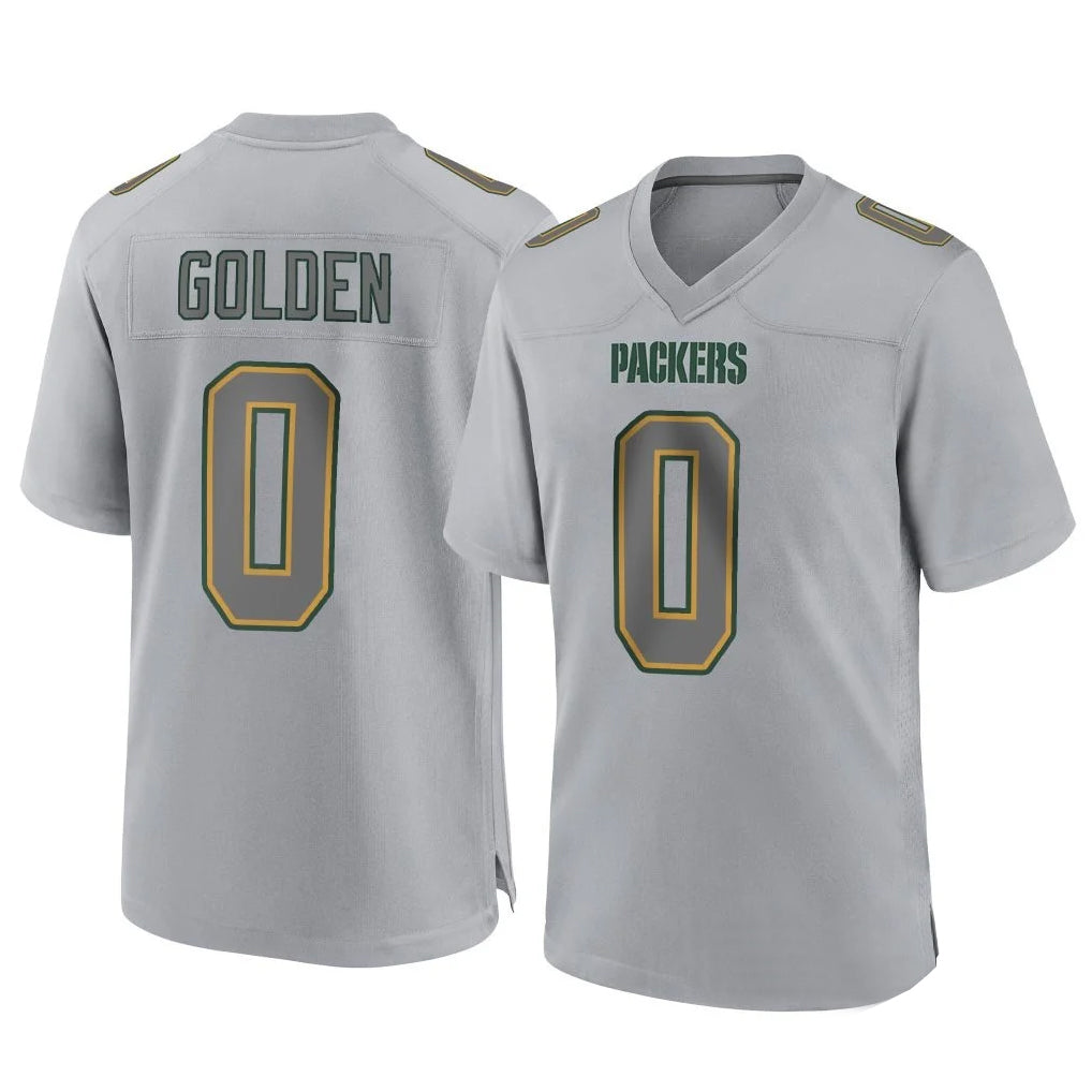 Fenge GB.Packers #0 Matthew Golden Player Gray Atmosphere Fashion Home Game Stitched Jerseys