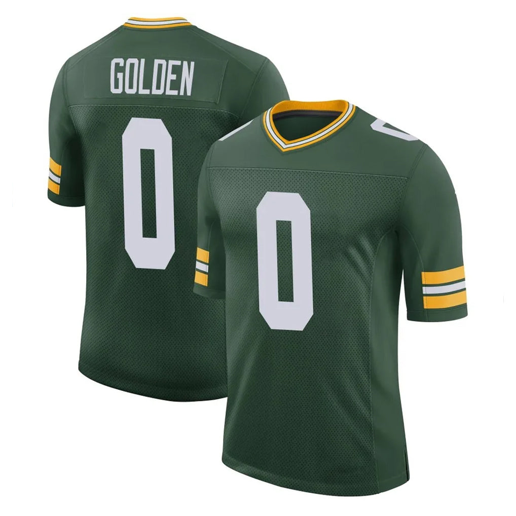 Fenge GB.Packers #0 Matthew Golden Player Green Limited Classic Home Game Stitched Jerseys
