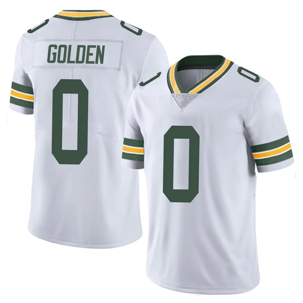 Fenge GB.Packers #0 Matthew Golden Player White Vapor Untouchable Limited Home Game Stitched Jerseys