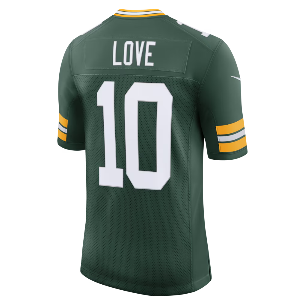 Fenge GB.Packers #10 Jordan Love Green Vapor Untouchable Stitched Limited Jerseys