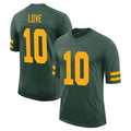 Fenge GB.Packers #10 Jordan Love Player Green Alternate Vapor Home Game Stitched Jerseys