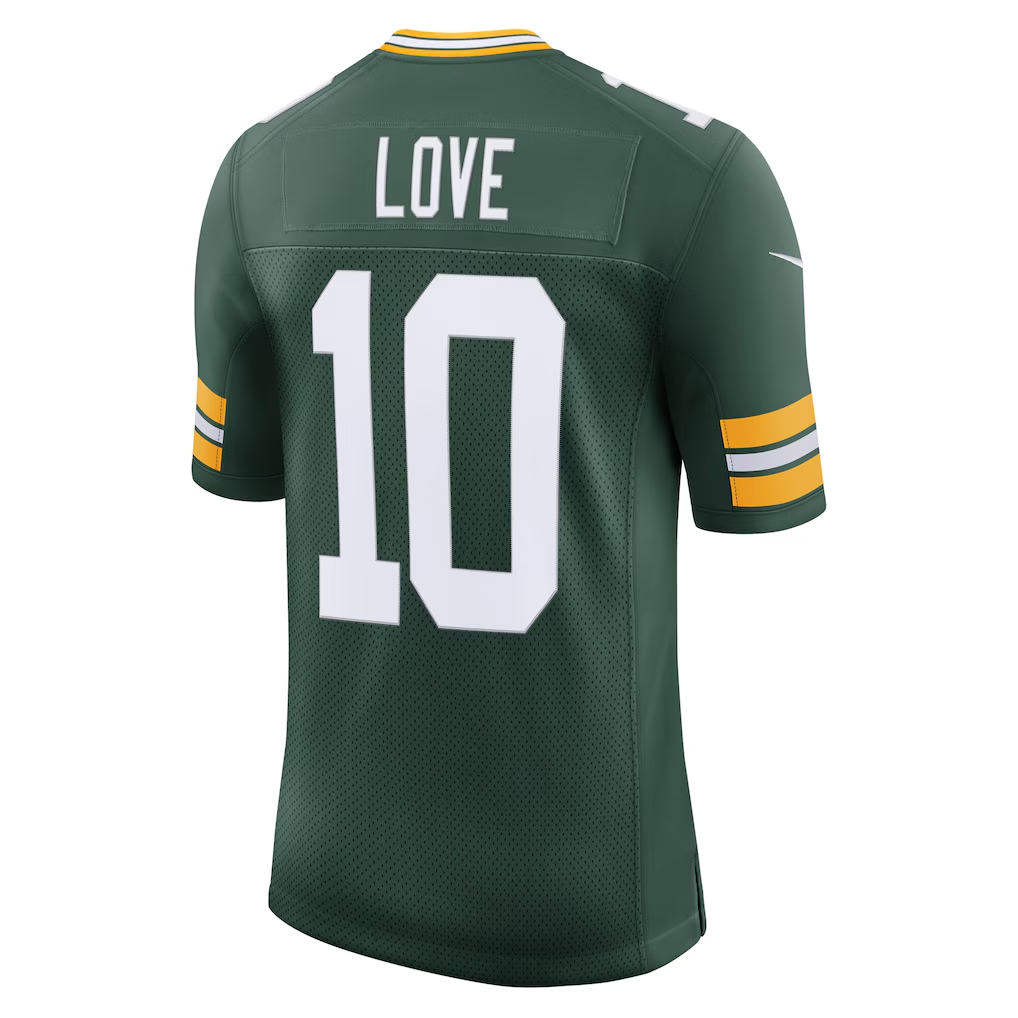 Fenge GB.Packers #10 Packers Jordan Love Green Team Vapor Untouchable Limited Stitched Jerseys