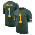 Fenge GB.Packers #1 Micah Parsons Player Green Alternate Vapor Home Game Stitched Jerseys